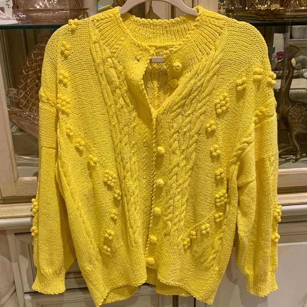 Yellow Knit Sweater